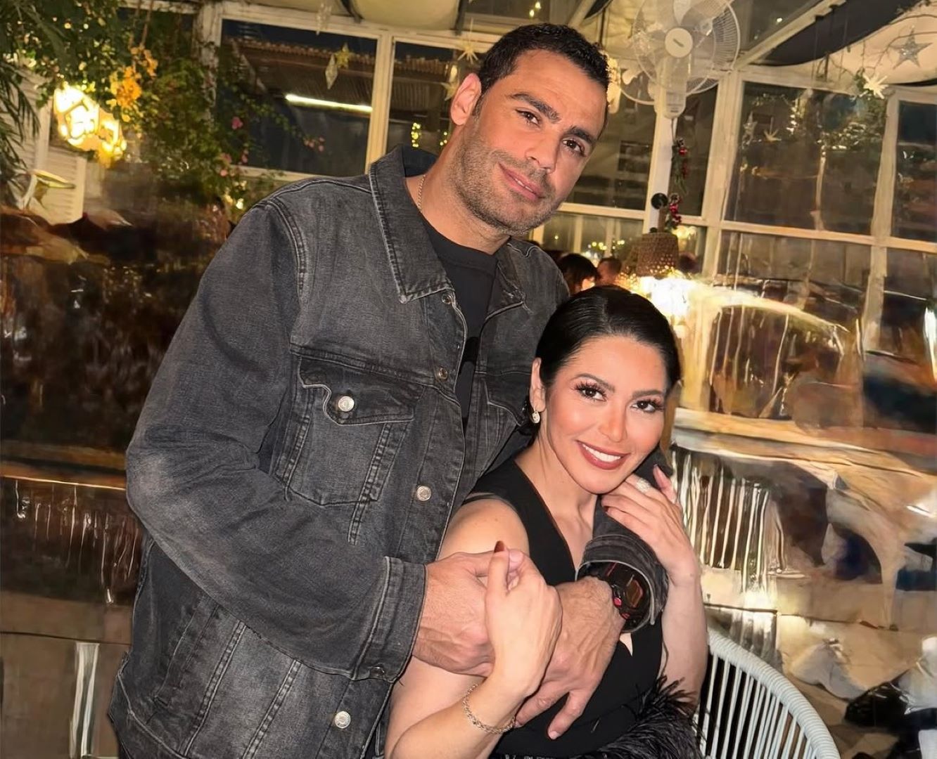 محمد عبد المنصف ولقاء الخميسي الصورة من صفحتها على انستغرام