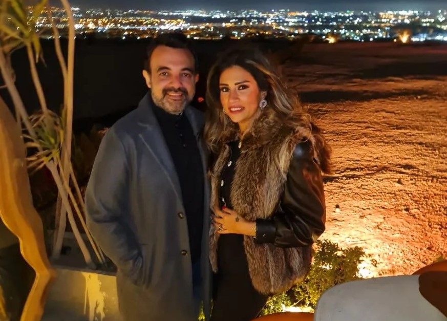 آيات أباظة وعمرو محمود ياسين- الصورة من حسابها على إنستغرام