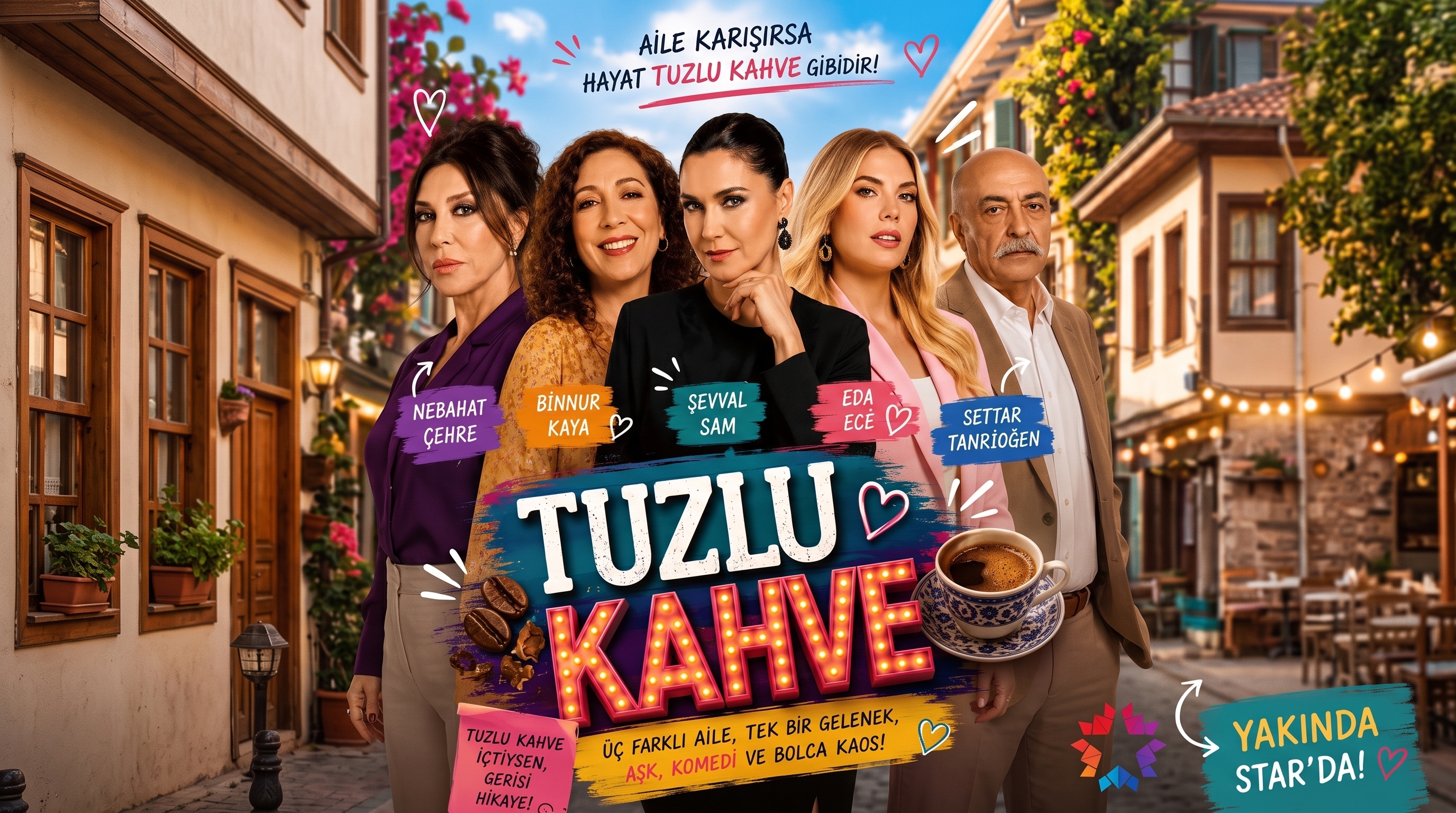 بوستر مسلسل قهوة مالحة (Tuzlu Kahve) - الصورة من حساب القناة العارضة على انستغرام
