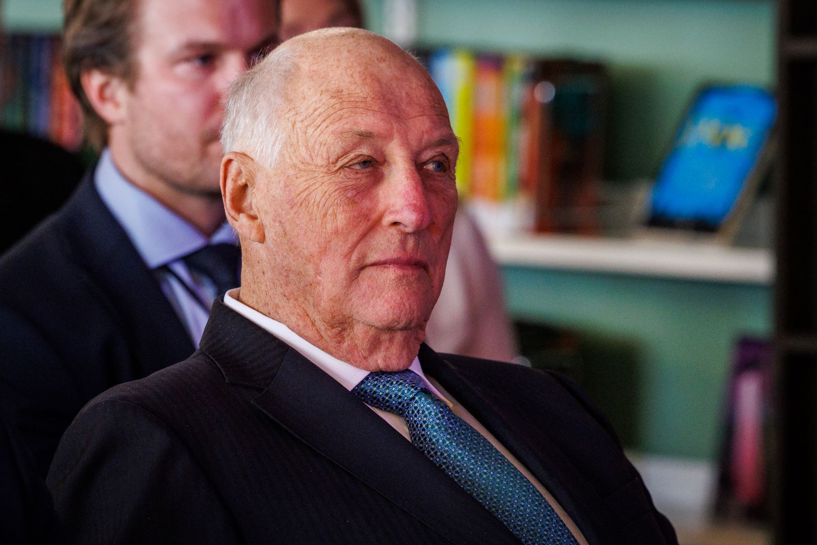 الملك هارالد في أوسلو، النرويج (King Harald in Oslo, Norway). مصدر الصورة: Per Ole Hagen/Getty Images