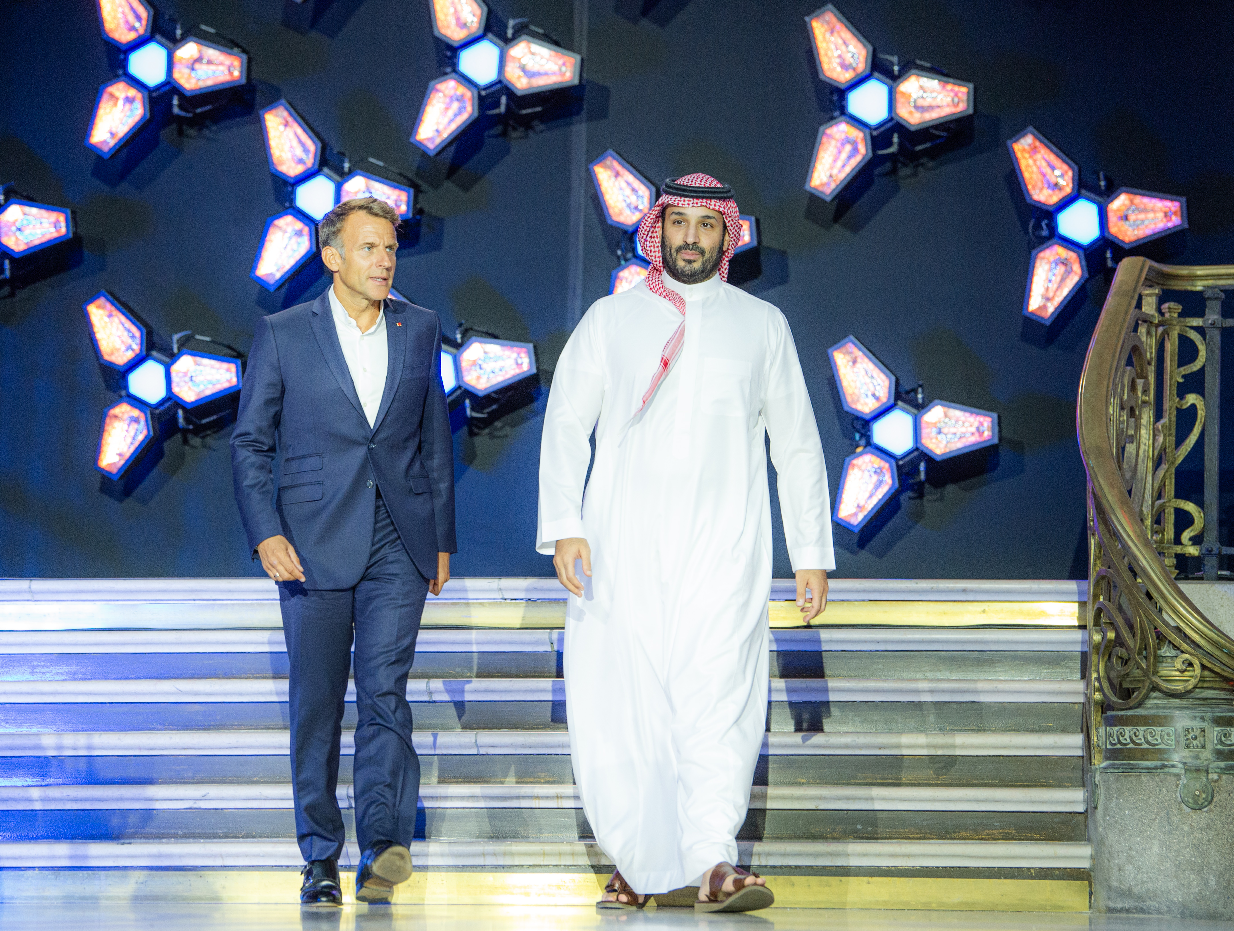 شرّف صاحب السمو الملكي الأمير محمد بن سلمان بن عبدالعزيز آل سعود، ولي العهد رئيس مجلس الوزراء، بحضور فخامة الرئيس إيمانويل ماكرون رئيس الجمهورية الفرنسية، الحفل الختامي لبطولة كأس العالم للرياضات الإلكترونية 2026م.