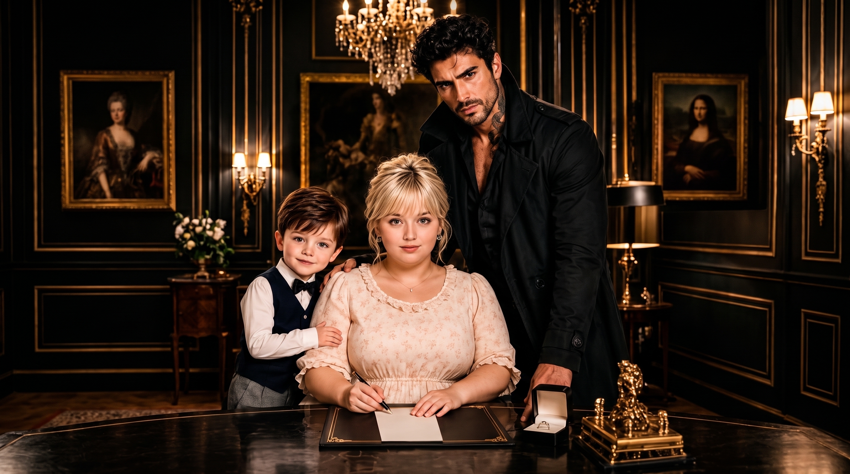 بوستر مسلسل the Mafia Don Hired Me as His Wife- الصورة من حساب المسلسل على انستغرام