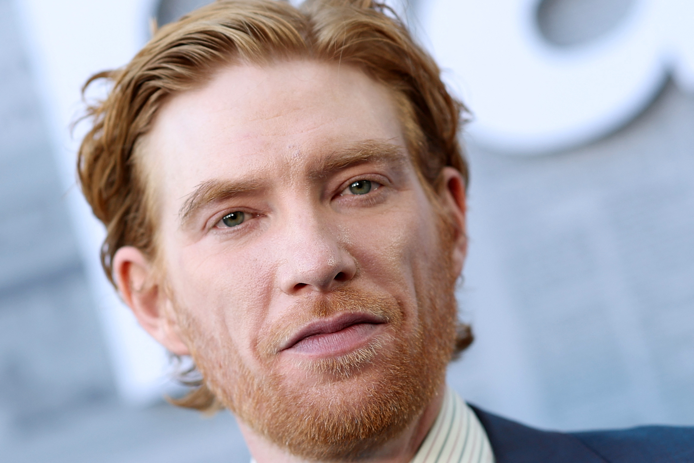 دومنال غليسون Domhnall Gleeson في لو أنجلوس عام 2025. مصدر الصورة: VALERIE MACON / AFP