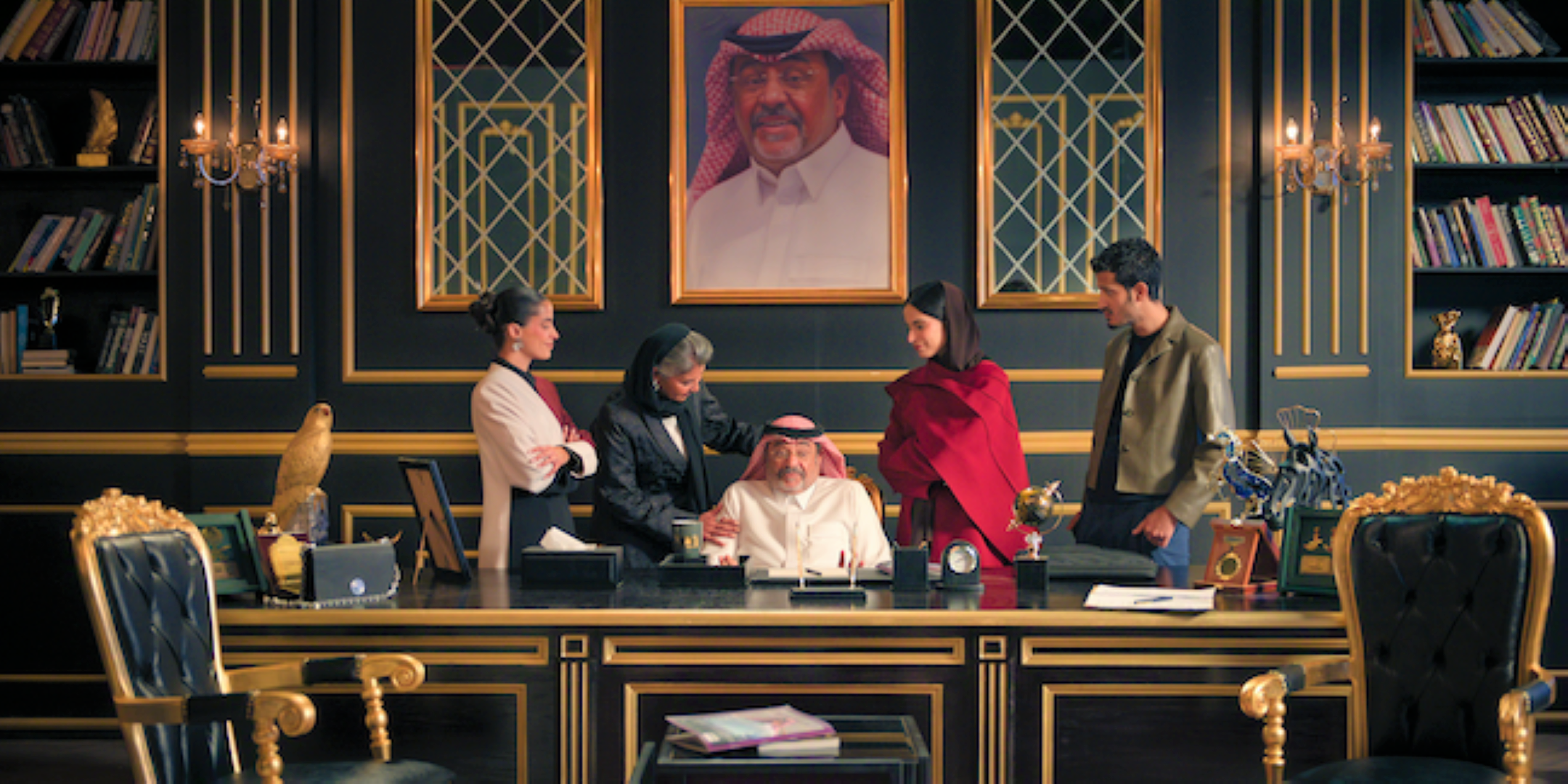 أبطال فيلم المهايطية- الصورة من المركز الاعلامي لـ نتفليكس