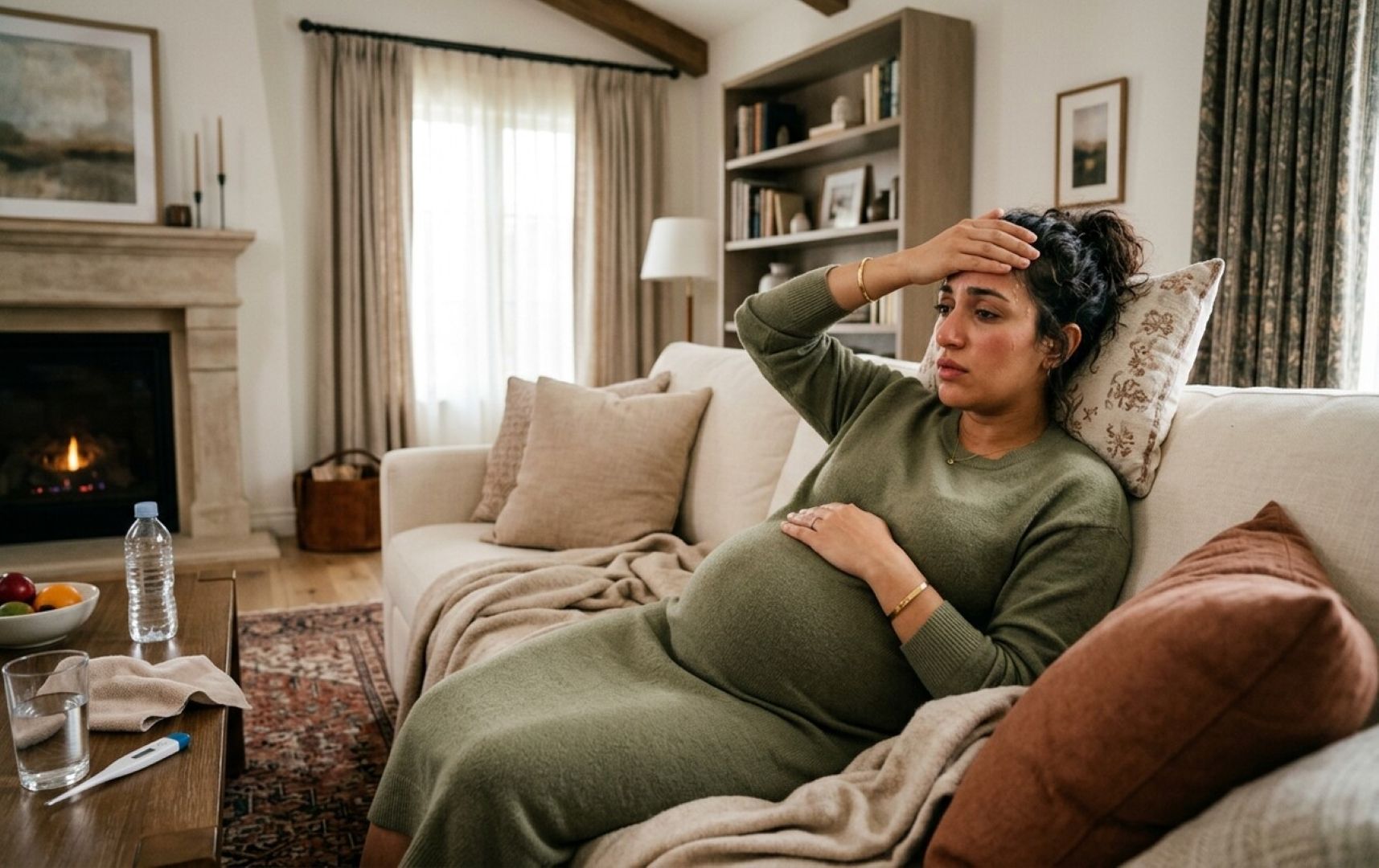 صورة ارتفاع درجة حرارة الحامل