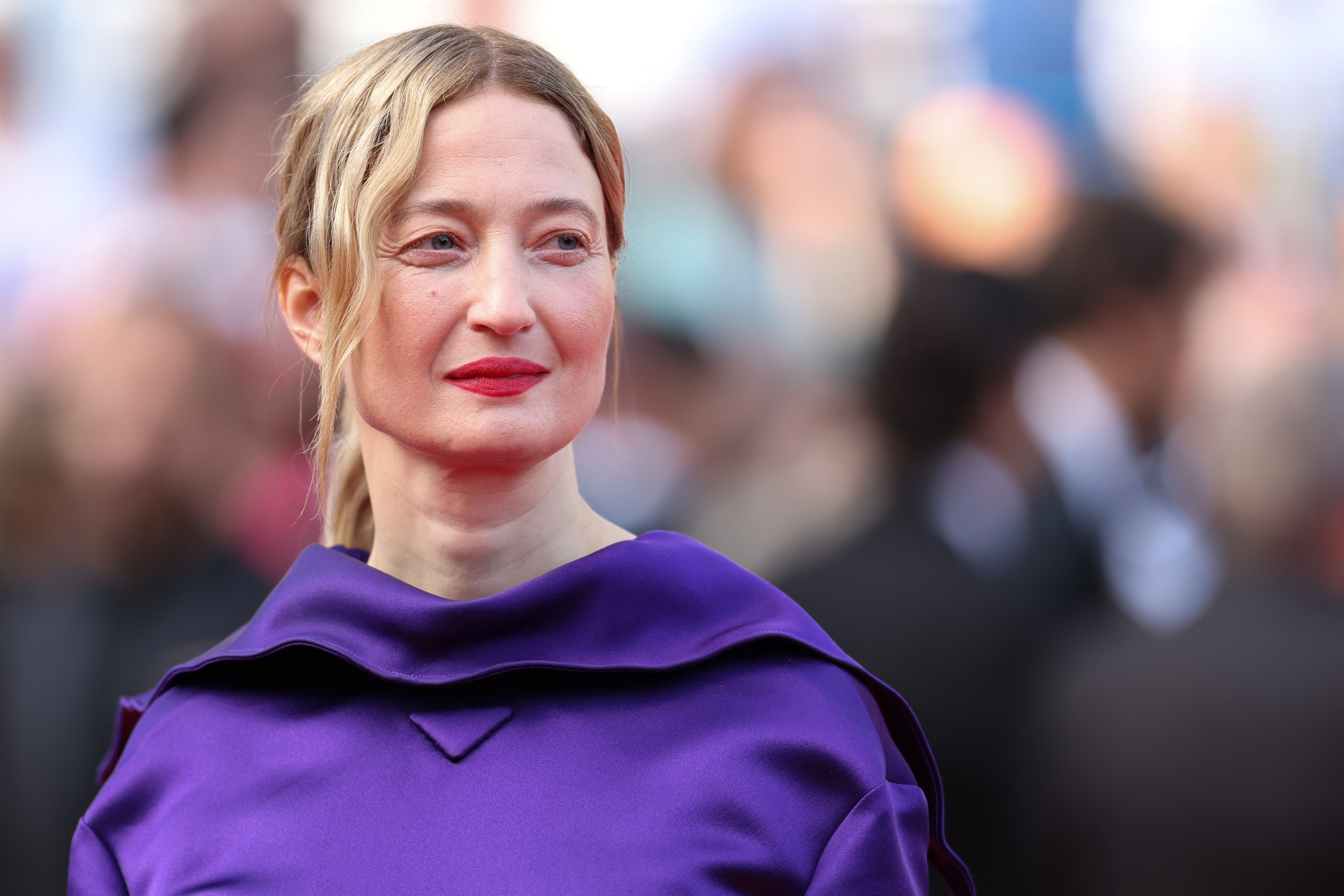 ألبا رورفاكر Alba Rohrwacher في مهرجان كان السينمائي 2025. مصدر الصورة: Sameer AL-DOUMY / AFP
