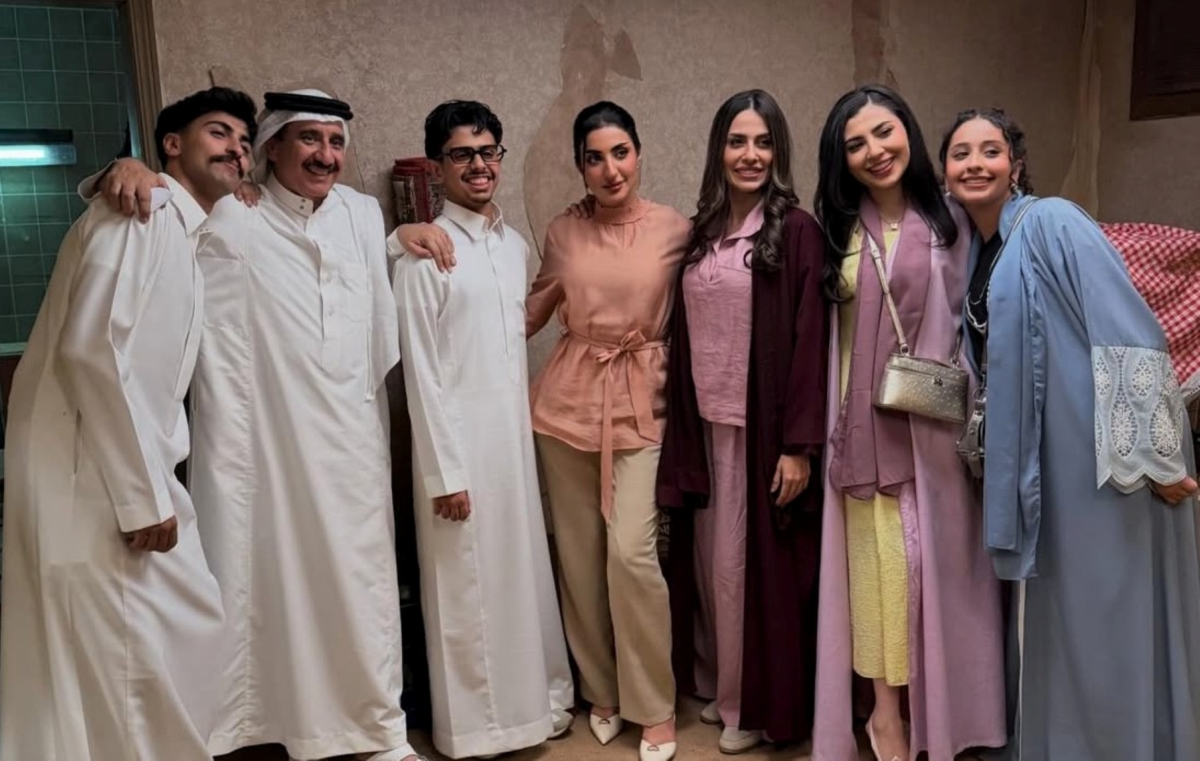 أبطال مسلسل سندس3- الصورة من حساب إلهام علي على الانستغرام