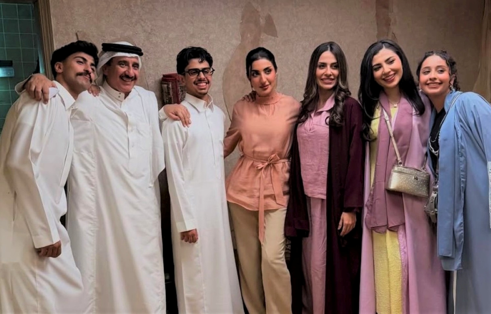 أبطال مسلسل سندس3- الصورة من حساب إلهام علي على الانستغرام