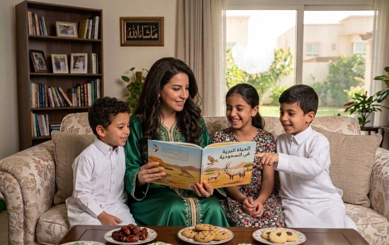 صورة ألغاز للأطفال عن الحياة البرية في المملكة العربية السعودية 