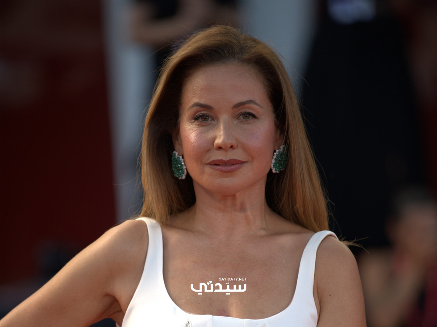 ريا أبي راشد في مهرجان فينيسيا السينمائي 2026- تصوير ندى الغامري خاص سيدتي 