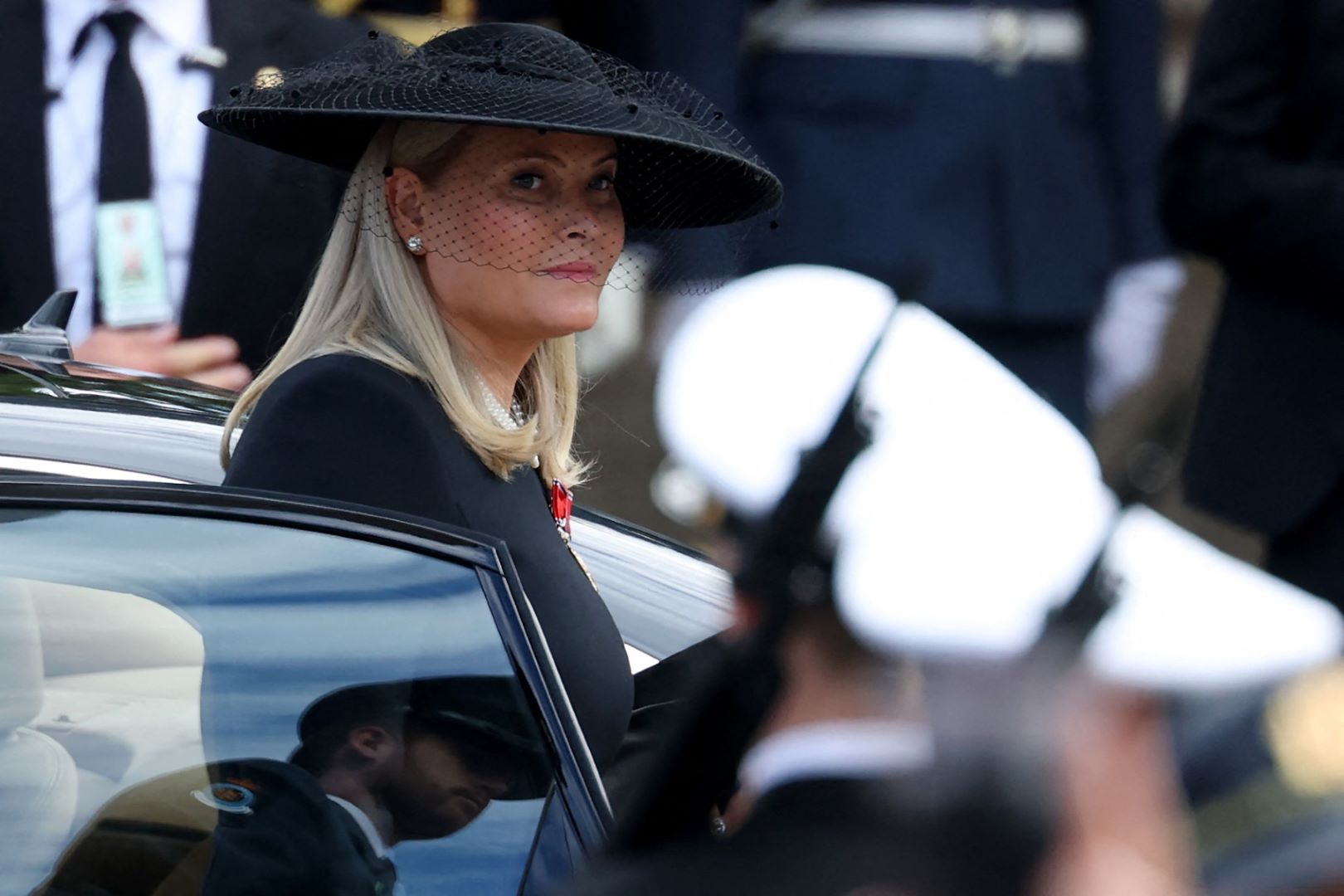 الملكة ميت ماريت في أوسلو (Queen Mette-Marit in Oslo). مصدر الصورة: Odd ANDERSEN / AFP