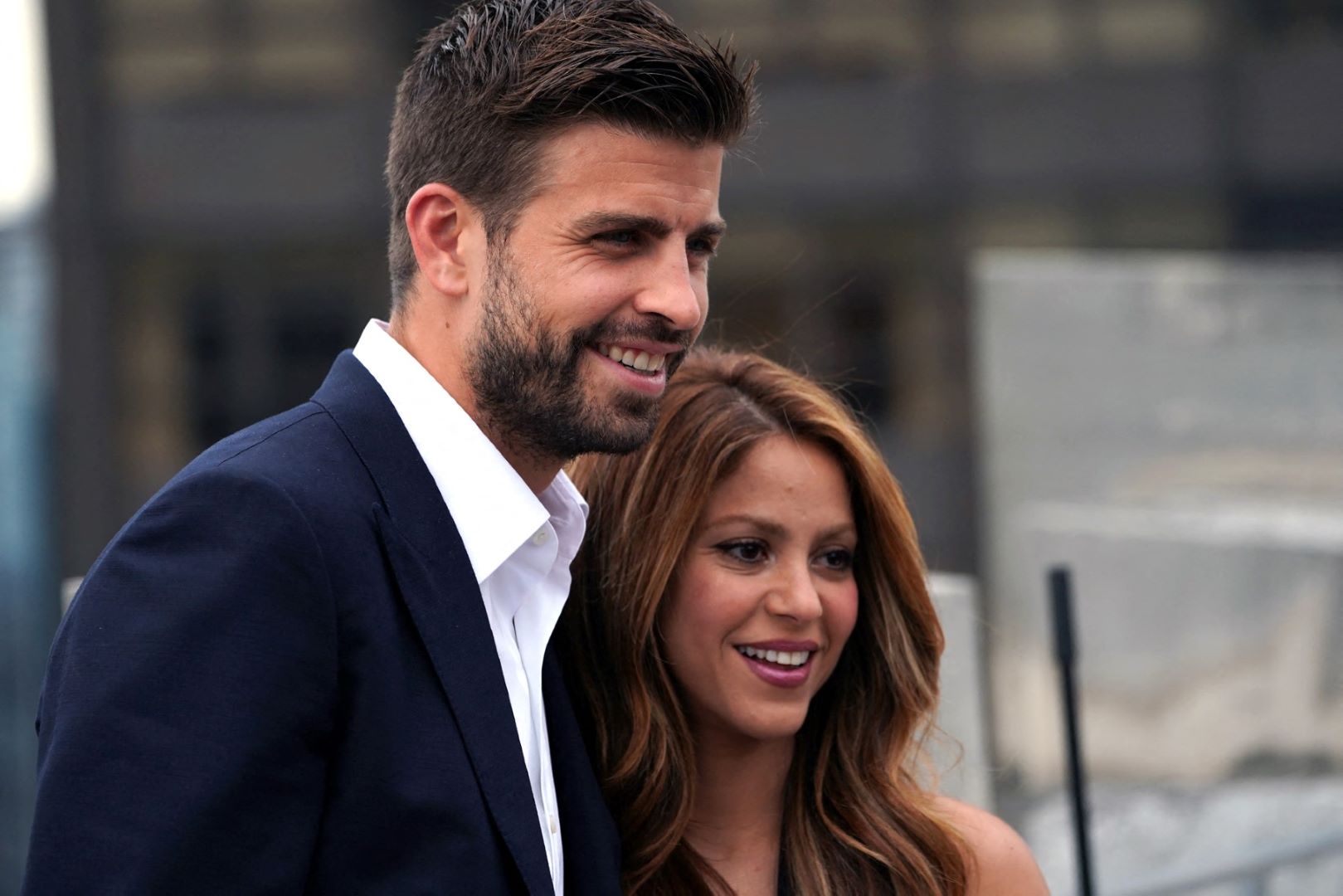 شاكيرا وجيرارد بيكيه في نيويورك (Shakira and Gerard Pique in New York) -مصدر الصورة: Bryan R. Smith / AFP