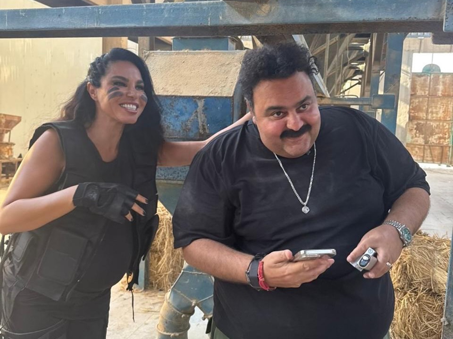 شيكو ونسرين أمين - الصورة من حساب نسرين أمين على إنستغرام