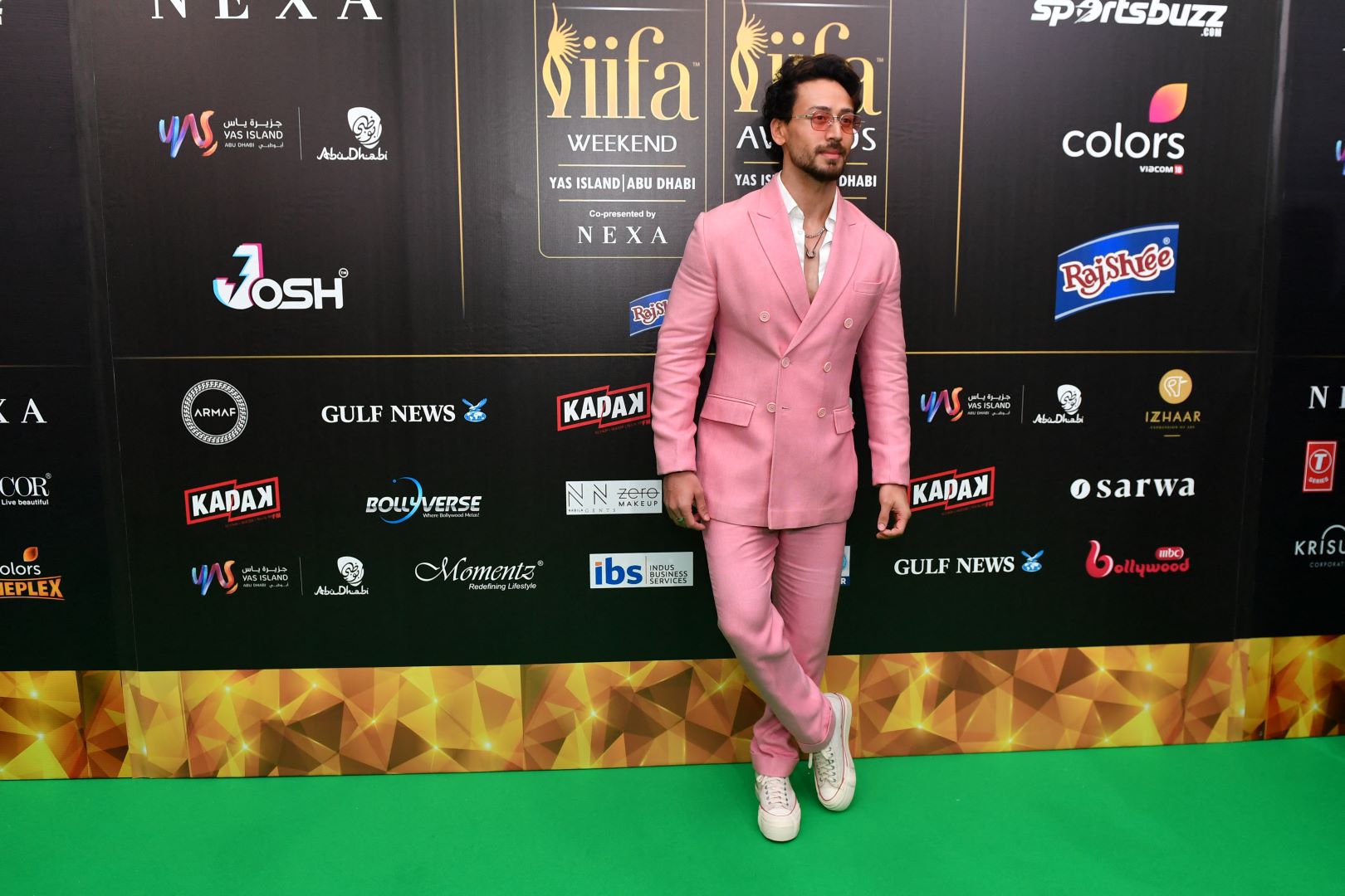 تايغر شروف في أبوظبي (Tiger Shroff in Abu Dhabi). مصدر الصورة: Ryan LIM / AFP