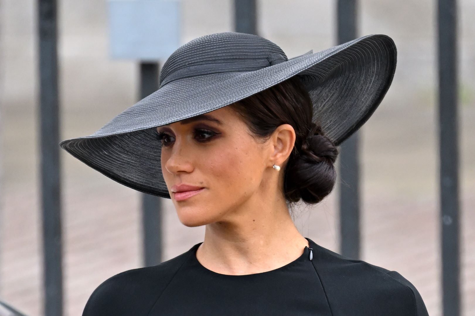 ميغان ماركل Meghan Markle خلال جنازة الملكة إليزابيث في لندن. مصدر الصورة: Karwai Tang/WireImage