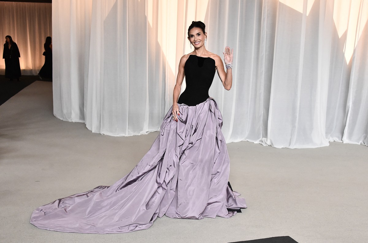 ديمي مورDemi Moore في حفل Academy Museum Gala 2026- (مصدر الصورة:  Lisa O'CONNOR / AFP)