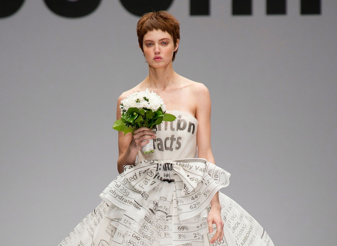 من عرض موسكينو Moschino لخريف وشتاء 2014 في ميلانو-  الصورة من Launchmetrics/Spotlight ©