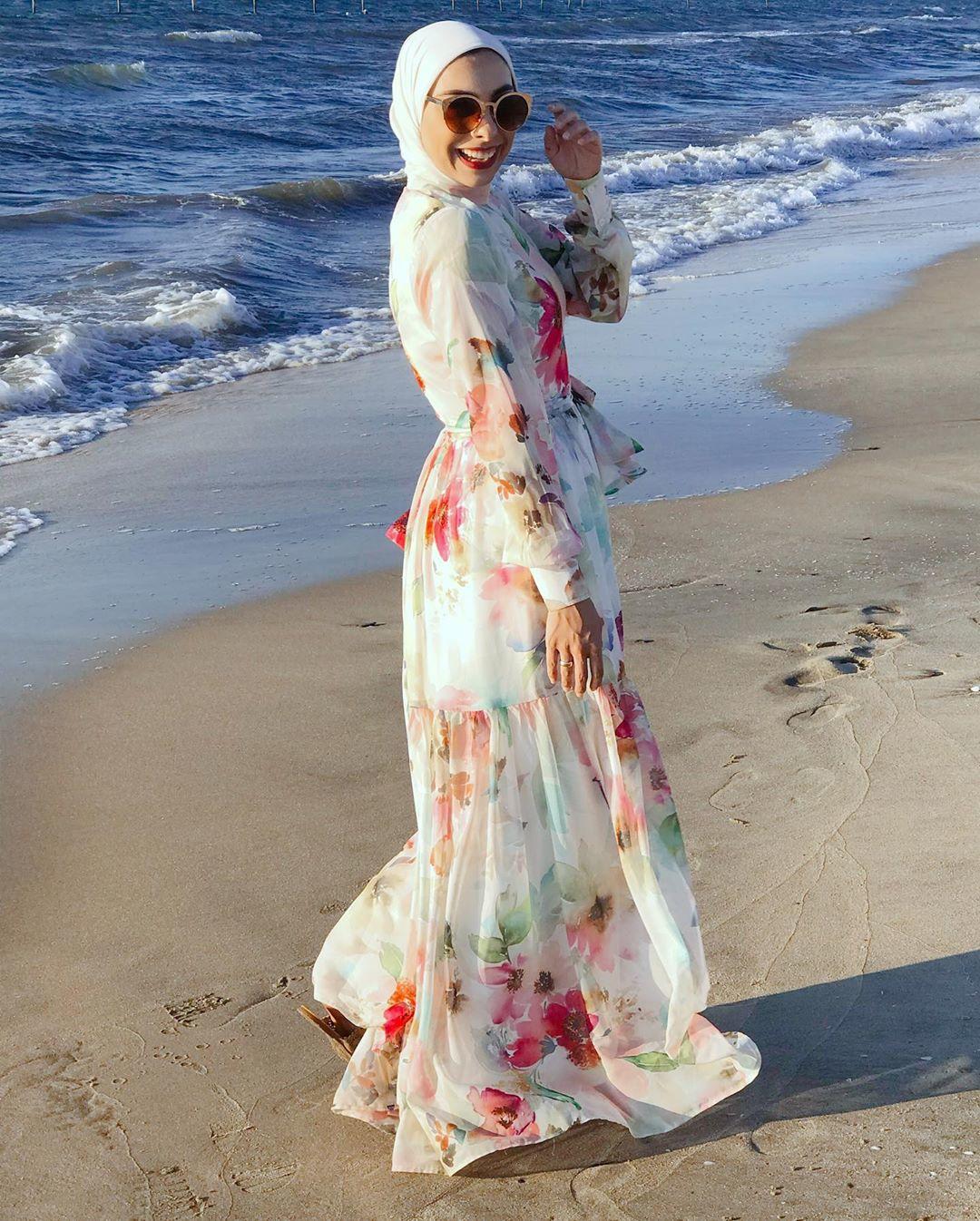 فستان مورد للسهرة