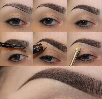طريقة رسم حواجب