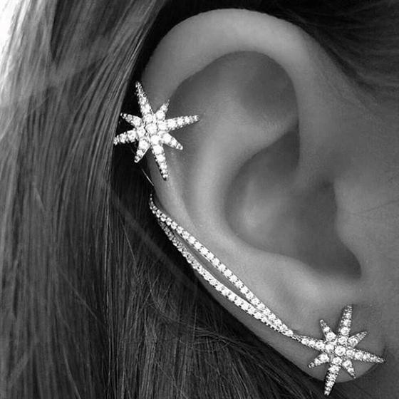 Ear Cuffبهئية النجوم