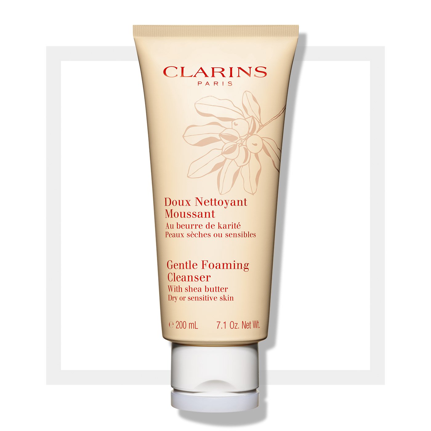 كريم التقشير Clarins Doux Nettoyant Moussant Au Beurre de Karité