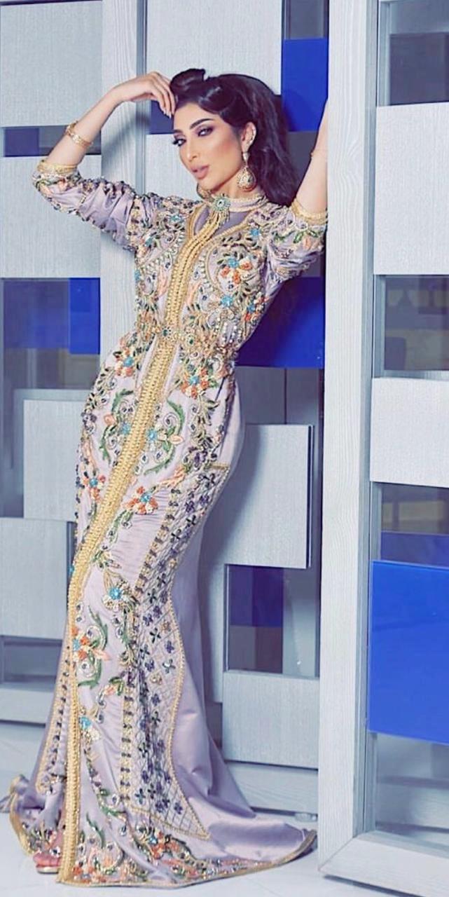 قفطان مغربي من وحي دنيا بطمة لعيد الأضحى