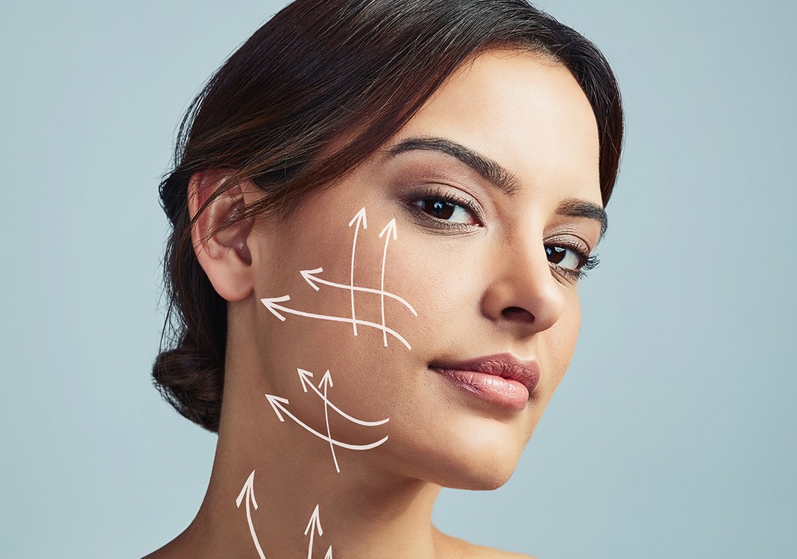 أنواع  عمليات تجميل الوحه