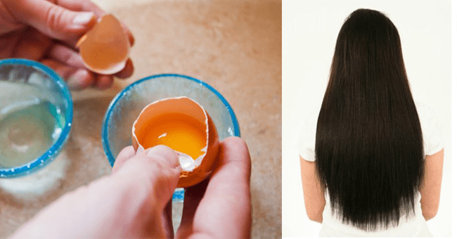 قناع بياض البيض وزيت الجوجوبا