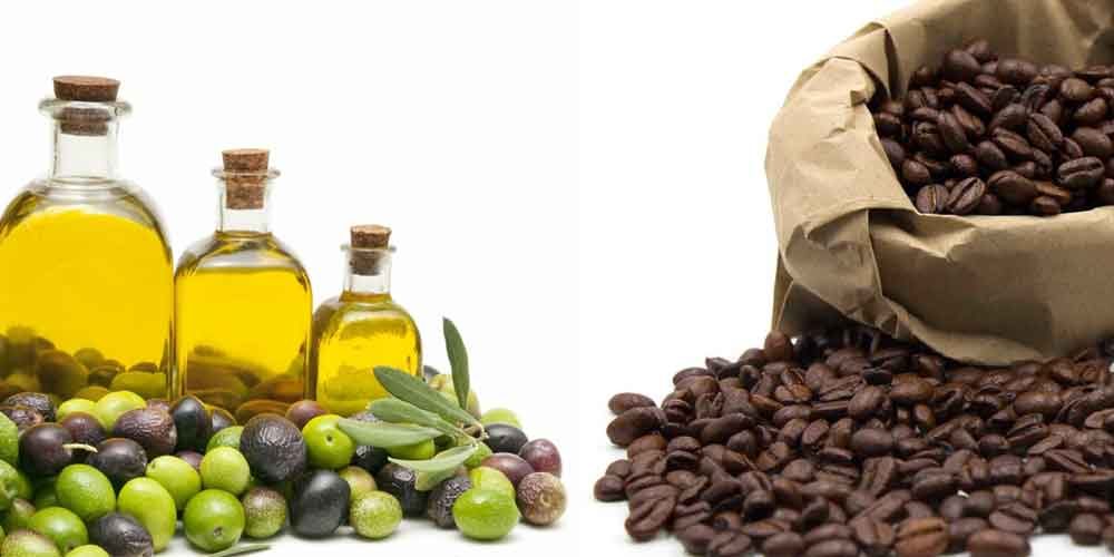 ماسك القهوة وزيت الزيتون