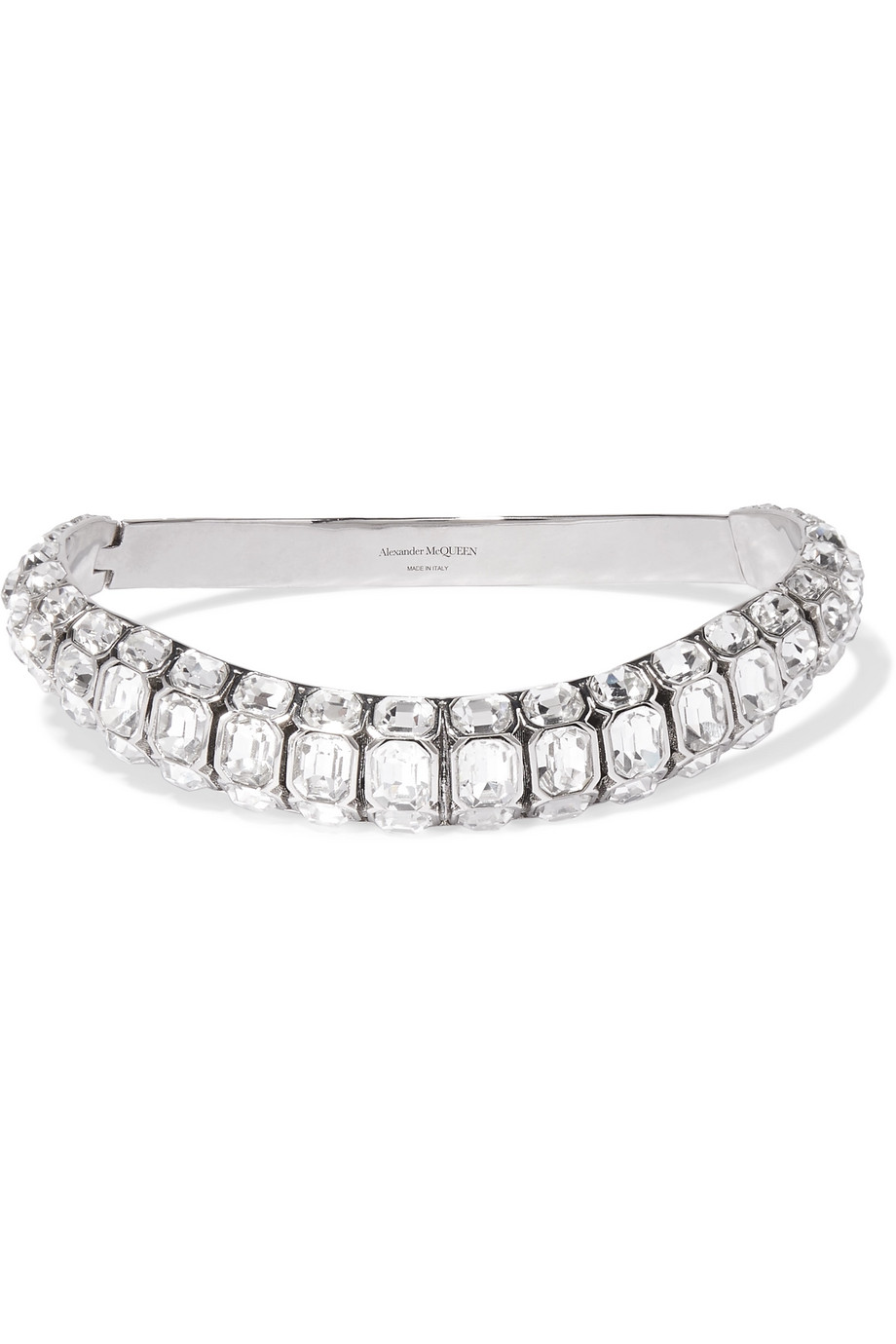 2- تشوكر choker من Alexander McQueen بأحجار كبيرة ولامعة