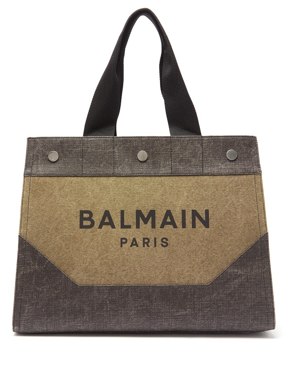 حقيبة سفر بتصميم تقليدي كبيرة الحجم من Balmain