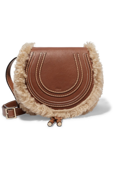 شنطة يد بحجم صغير باللون البني من Chloé