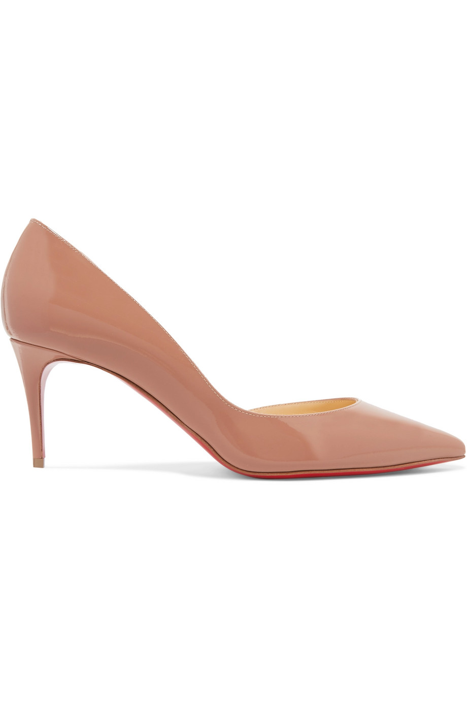 حذاء بلون النيود المائل إلى الوردي من Christian Louboutin