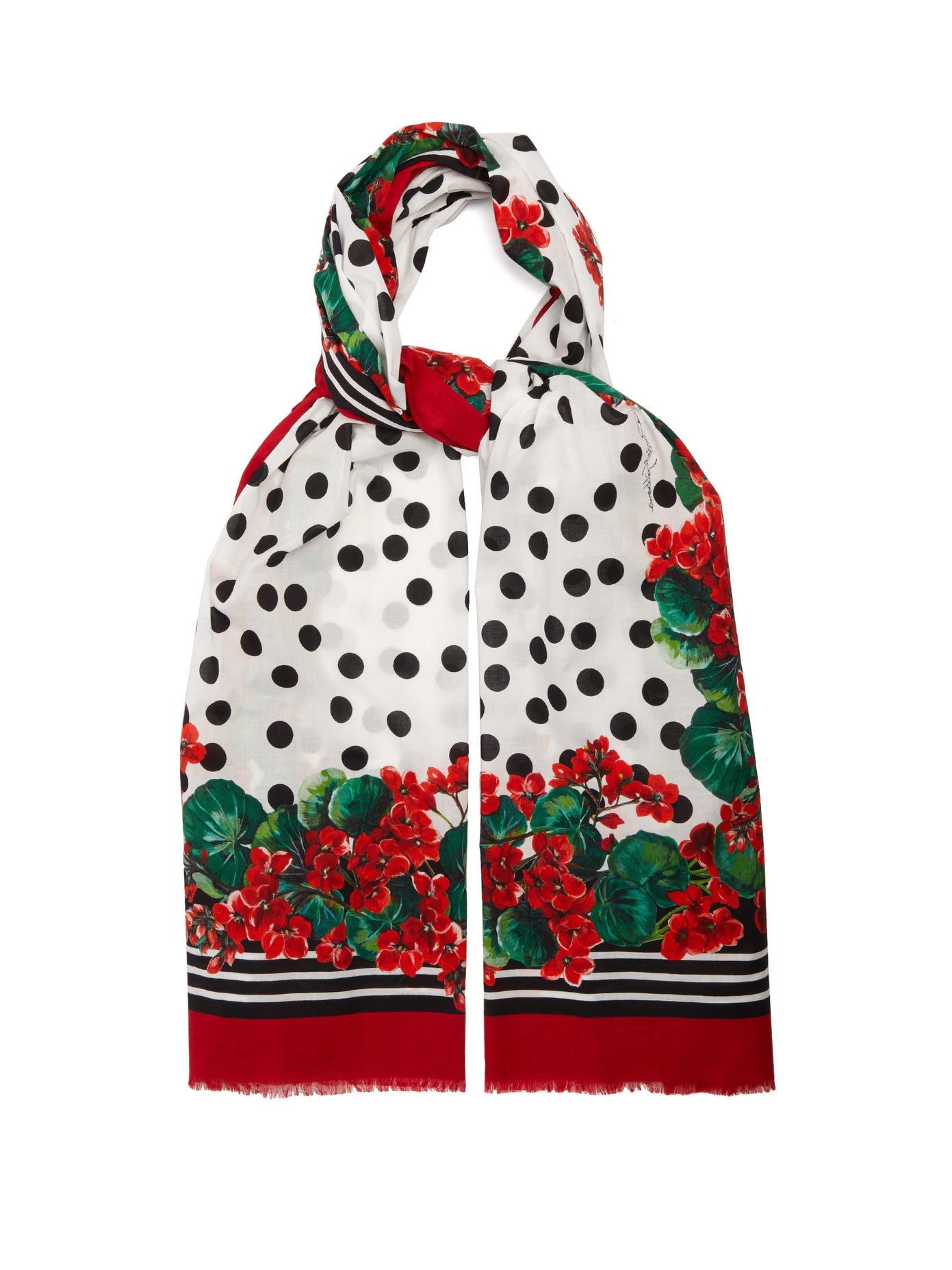 سكارف ملون ومميز من Dolce and Gabbana