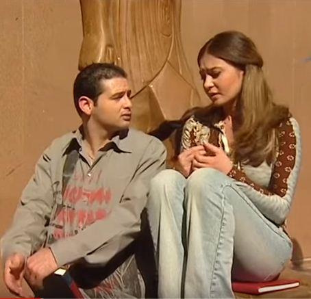 أمير شاهين والممثلة الراحلة ميرنا المهندس
