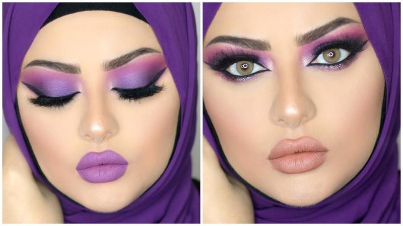 مكياج بنفسجي