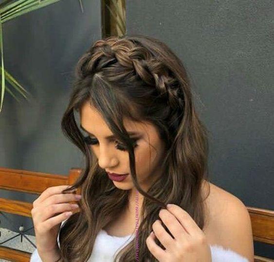 تسريحة شعر العروس