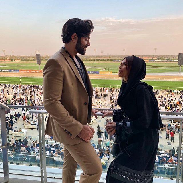 سارة المدني وزوجها