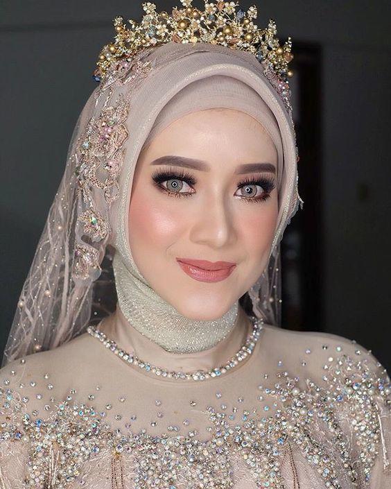 لفات طرح العروس المحجبة