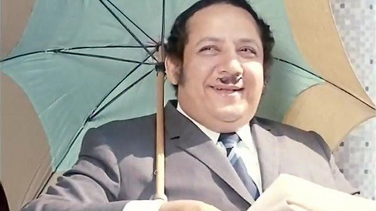 جورج سيدهم في أحد أعماله الفنية