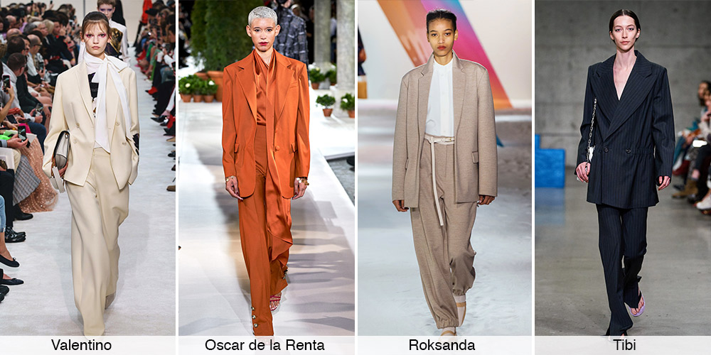البدلات الواسعة Slouchy Suits
