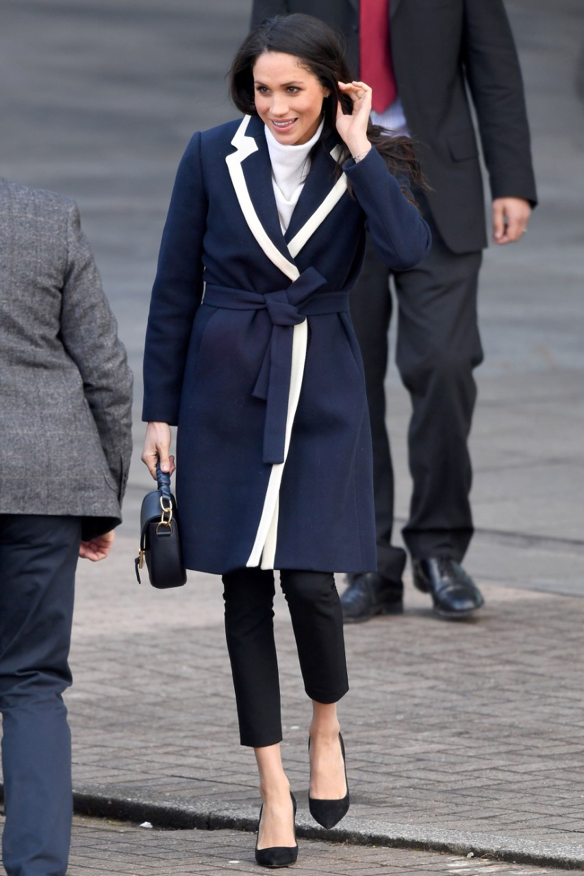 ميغان ماركل بمعطف من J.Crew