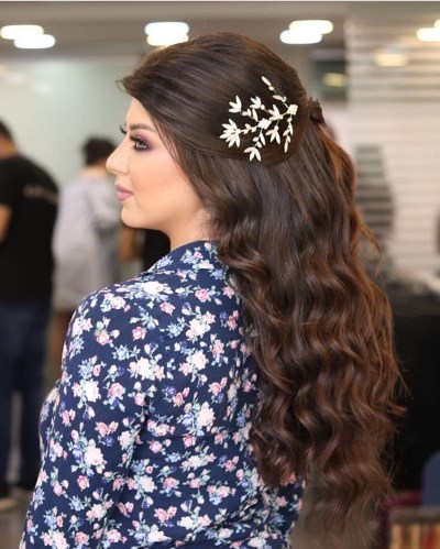 تسريحات عروس أنيقة