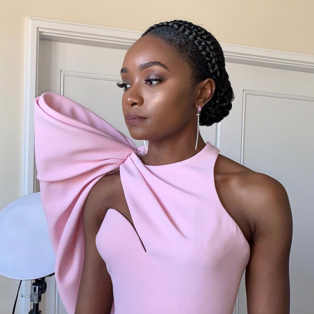 تسريحة الضفيرة من Kiki Layne