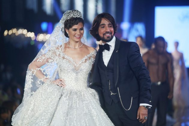فستان زفاف يسرا اللوزي
