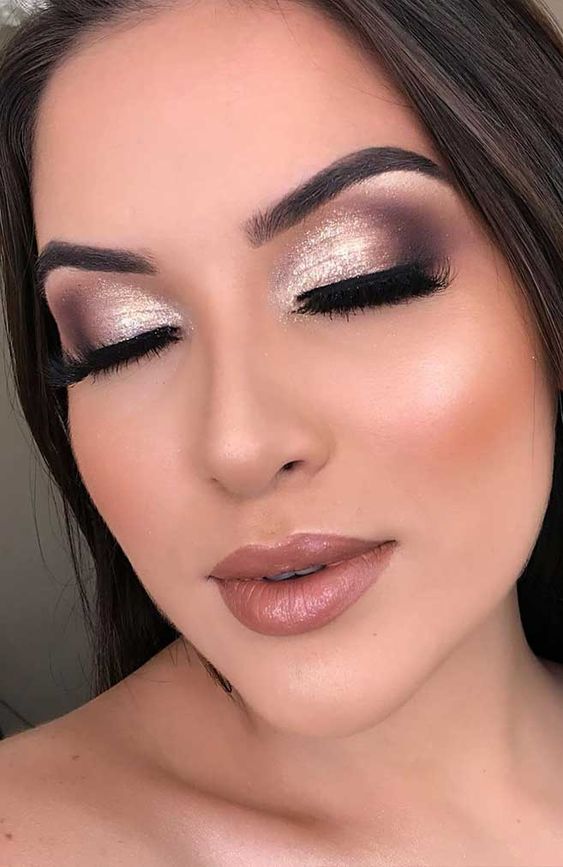 مكياج سموكي برونزي للعروس العربية