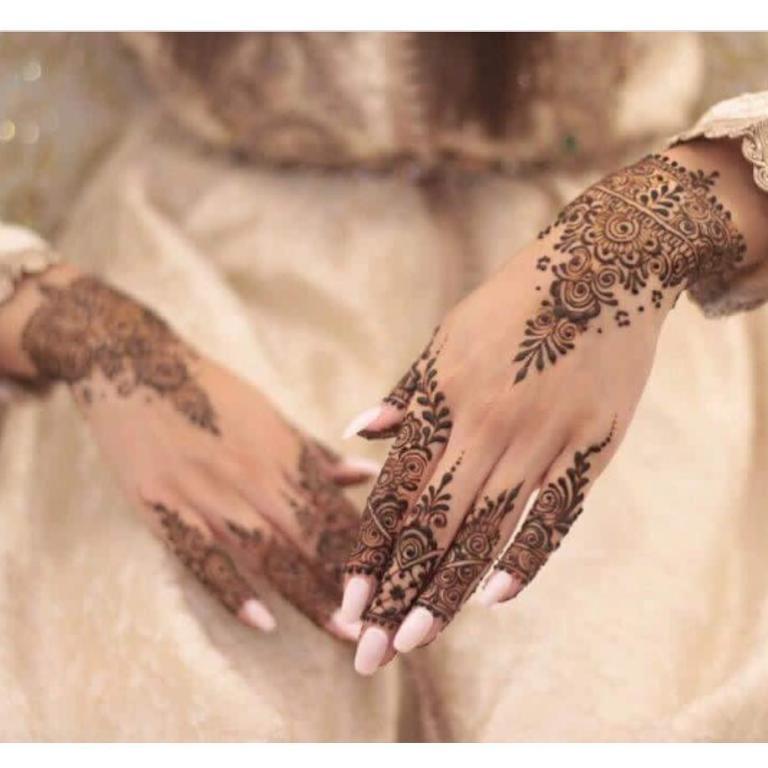 نقش حناء للعروس