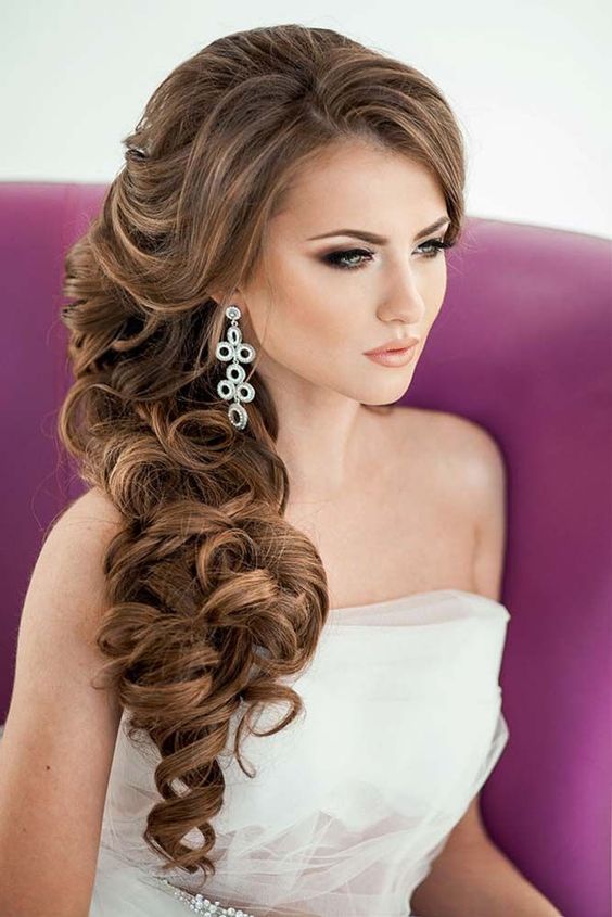 تسريحات شعر العروس