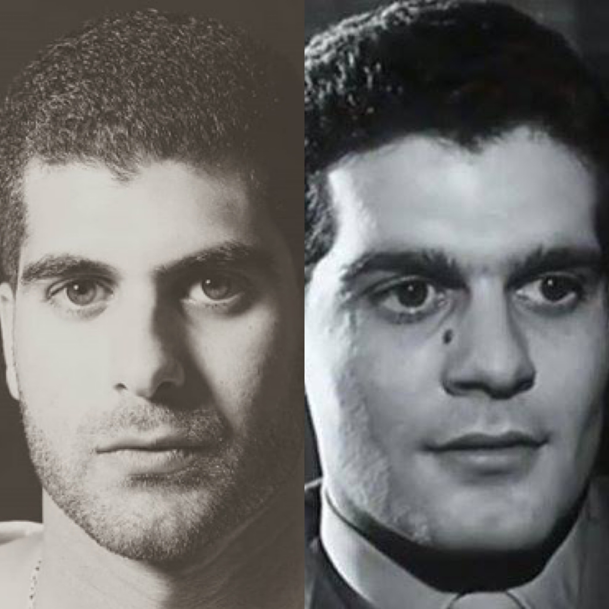 عمر الشريف وشبيهه