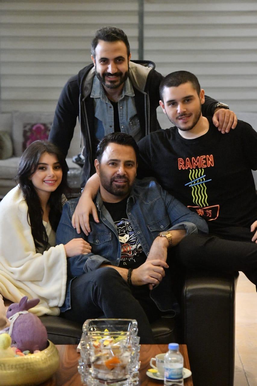 أحمد مع عاصي وماريتا والوليد